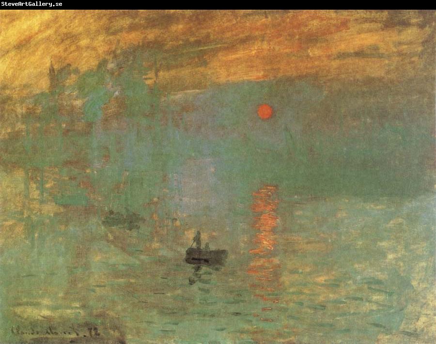 Claude Monet sunrise